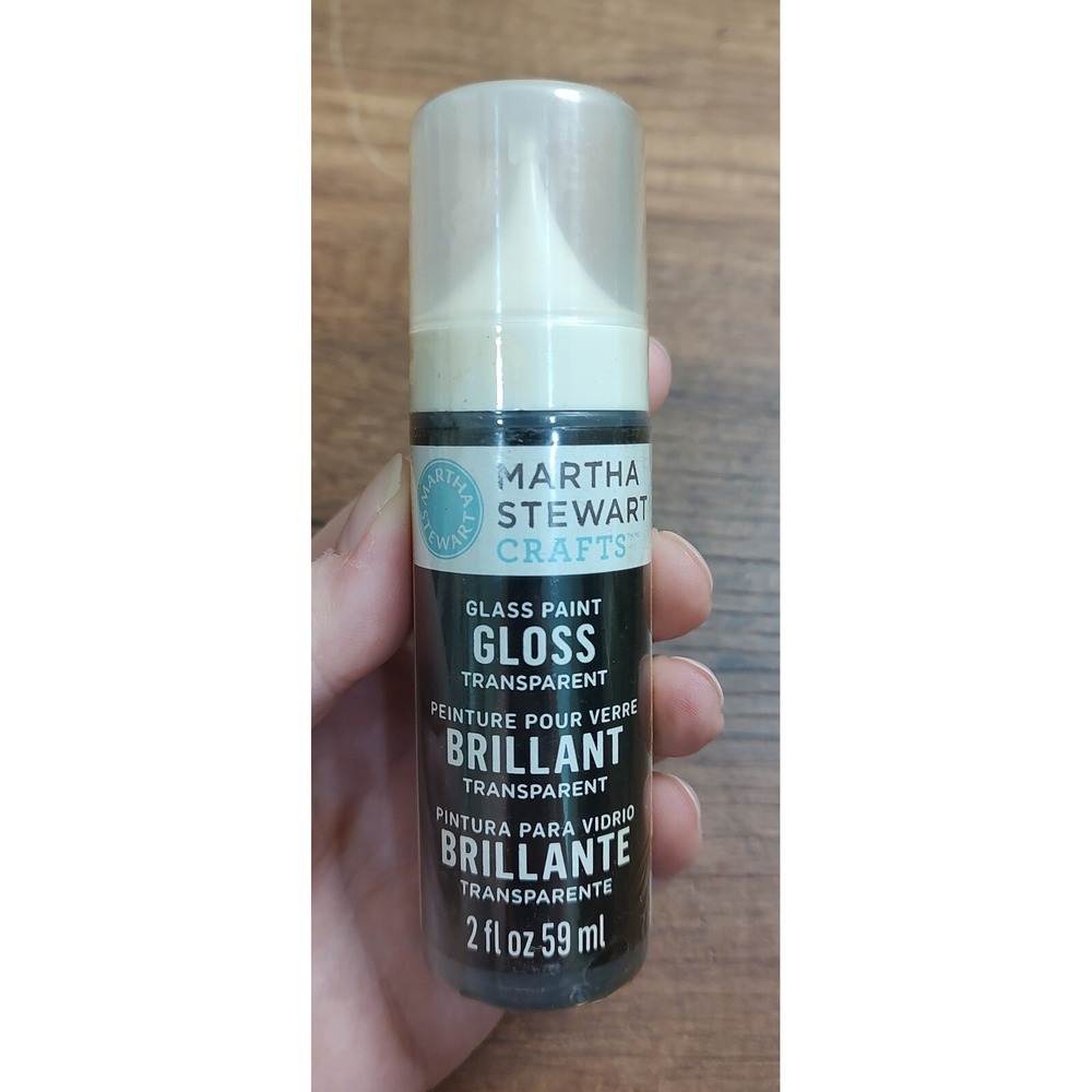 Martha Stewart Crafts Glass Paint Discontinued NOS Shadow Gloss Transparent